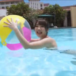 水沢柚乃グラビア動画 白いレオタード水着のぷるるんおっぱいボディ
