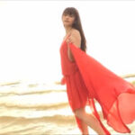 山地まりグラビア動画 サンセットビーチに舞い降りたFカップボディ美女