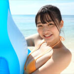 我妻ゆりかグラビア動画 オレンジビキニのエロかわ巨乳美女オンザビーチ!