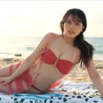 大和田南那グラビア動画 サンセットビーチに舞い降りた赤ビキニ美女